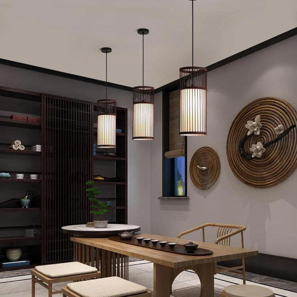 The Braided Cylinder Pendant Light