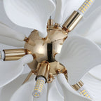Petaline Bloom Ceramic Floral Pendant Light