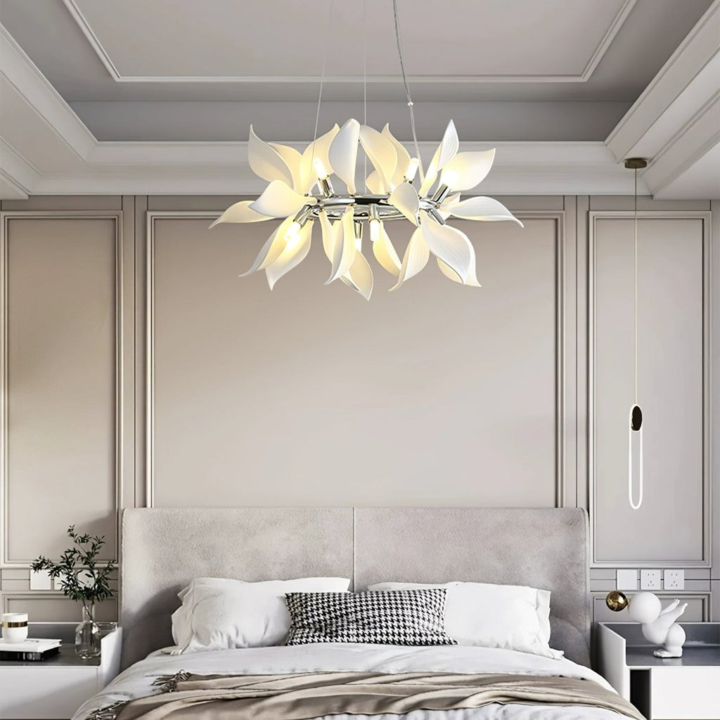 Petaline Bloom Ceramic Floral Pendant Light