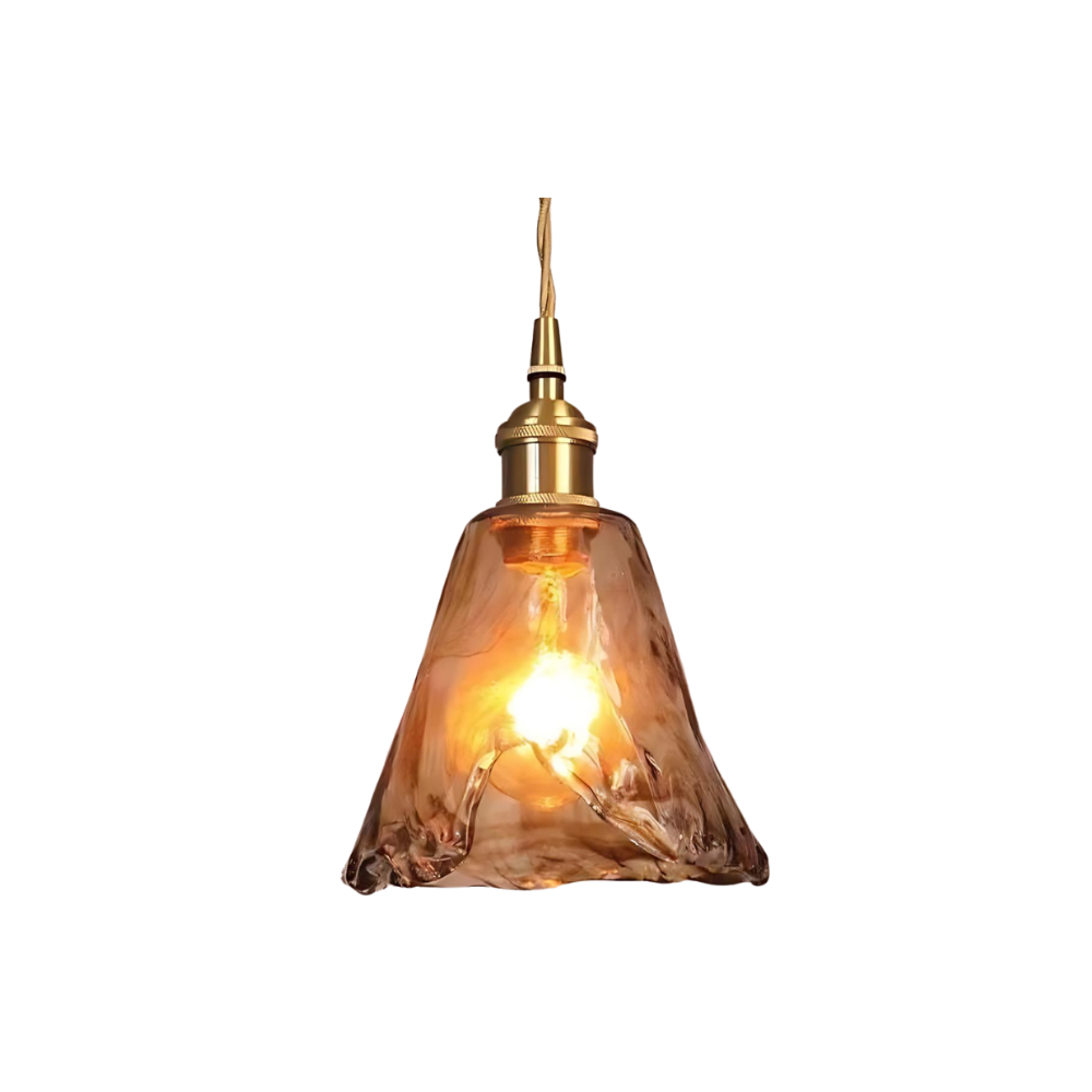Aurex Vintage Brass Globe Pendant Light