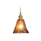 Aurex Vintage Brass Globe Pendant Light
