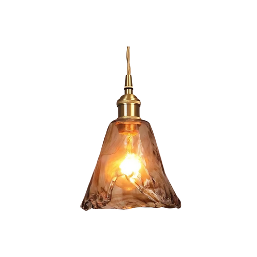 Aurex Vintage Brass Globe Pendant Light