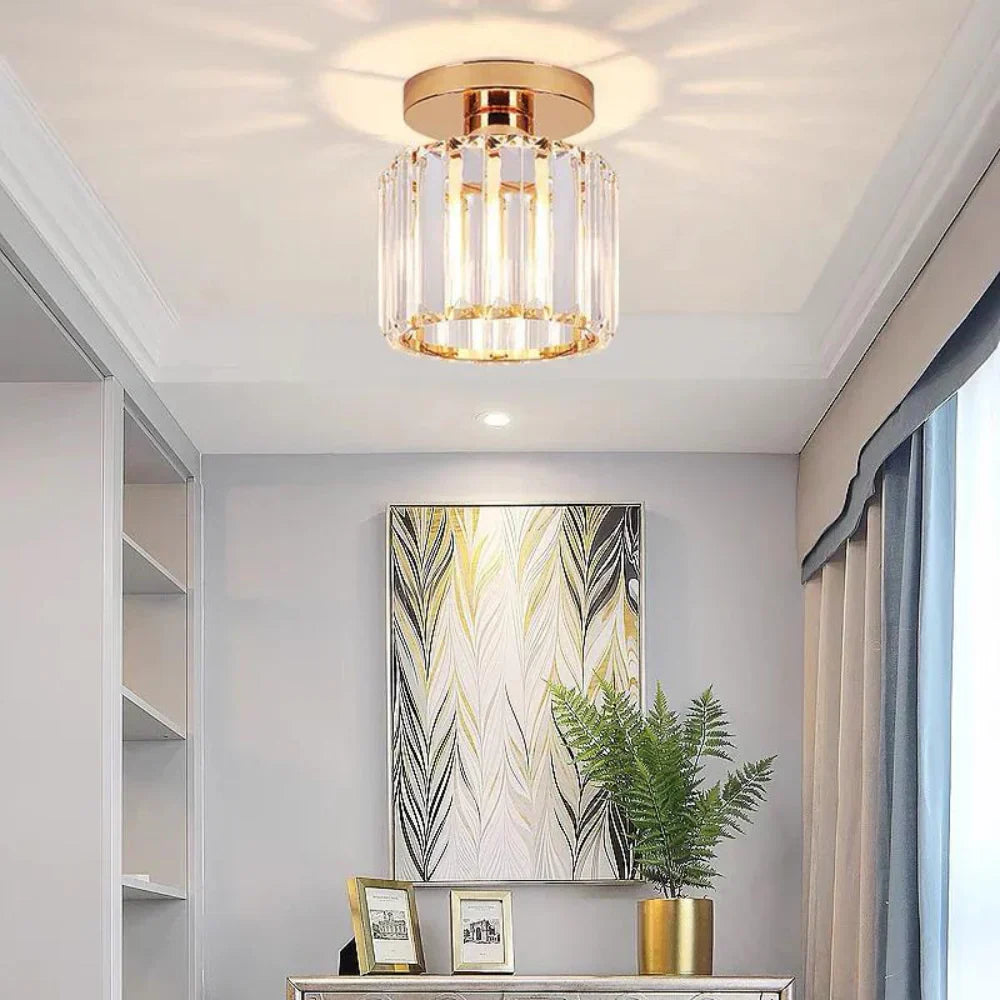 Minimalist Glow Black Flush Mount