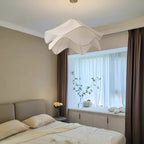 Radiance of Serenity Fabric Japandi Pendant Light