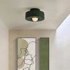 Ethereal Circle Nordic Resin LED Minimalist Ceiling Lamp