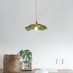 Lotus Glow Vintage Glass Pendant Light
