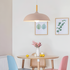 Nordic Style Wood Iron Art Pendant Light