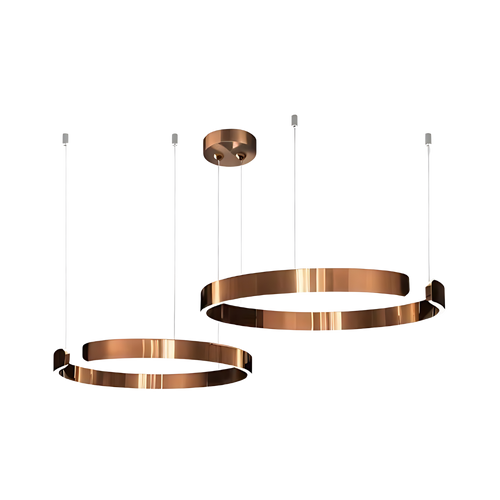 Circular Style Nordic Fused Aluminum Pendant Light
