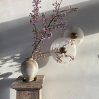 Alabaster Radiance Minimalist Elegance Wall Lamp