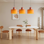 Nordic Iron Body Two-Tone Glass Pendant Light