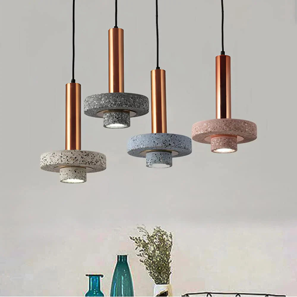 The Colored Terrazzo Ceiling Light
