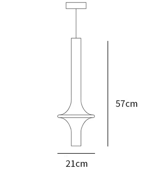 Nordic Glass Penta Wonder Pendant Light