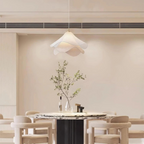 Radiance of Serenity Fabric Japandi Pendant Light