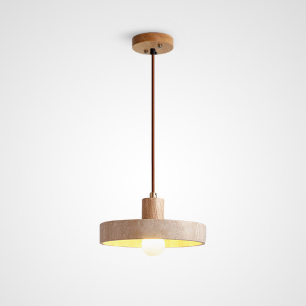 The Star's Radiance Travertine Ceiling Light