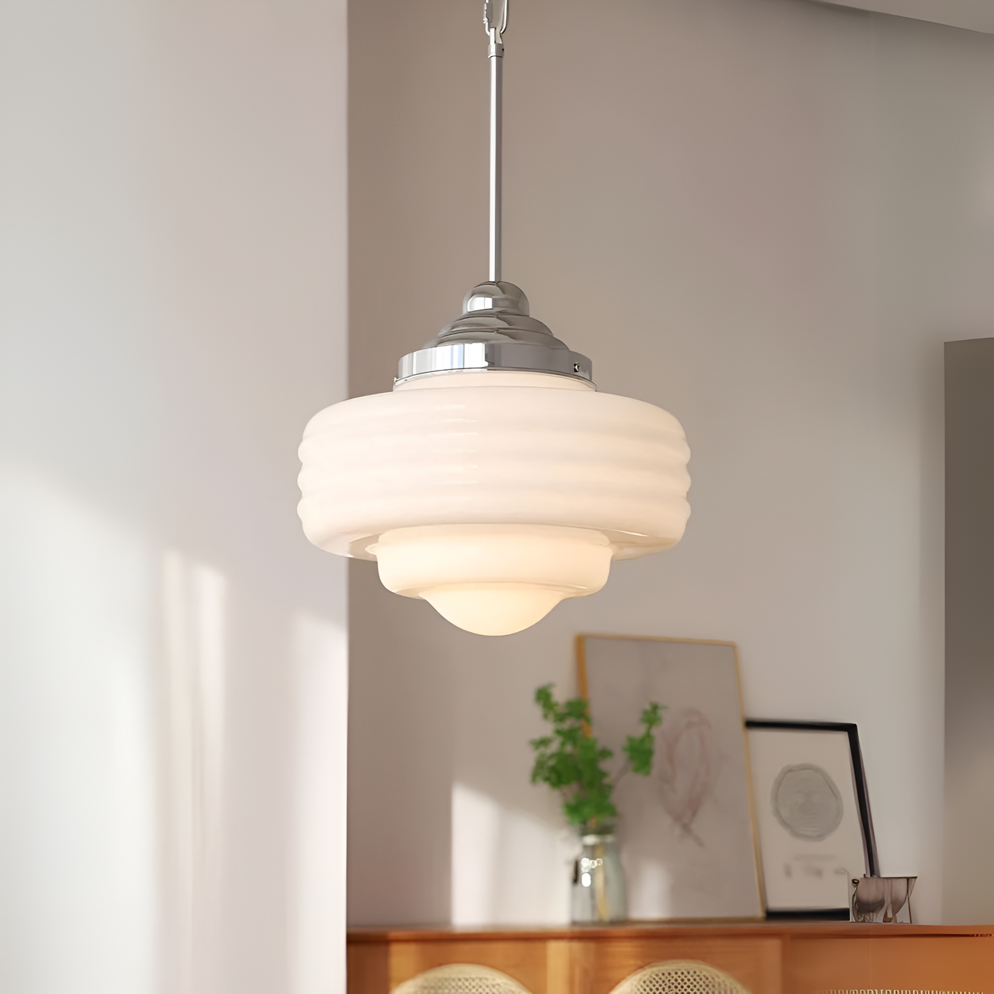 Artisanal Nordic Elegance Minimalist Pendant Light
