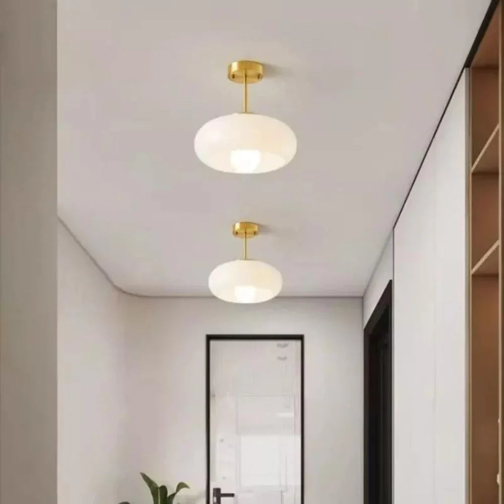 Shard Nordic Brass Glass Pendant Light