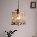 Aurex Vintage Brass Globe Pendant Light