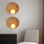 Serenity Modern Resin Japandi Metal Wall Lamp
