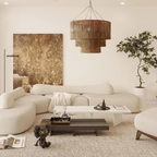 The Elegant Woven Waterfall Rattan Pendant Light