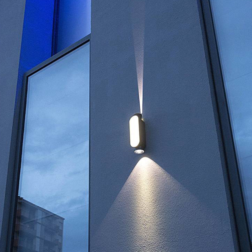 Pena Minimalist Up Down Acrylic IP65 Waterproof Outdoor Wall Light