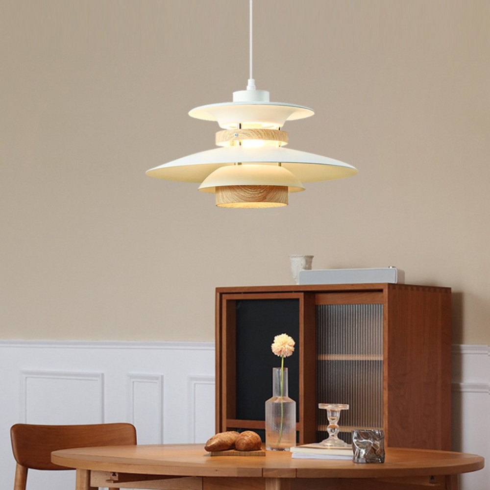 Aurora of Stillness Nordic Iron Pendant Light