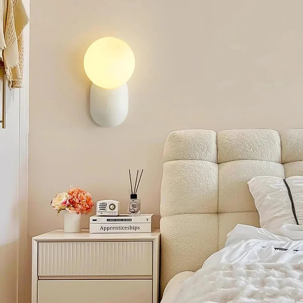 Luma Nordic Glass Orb Wall Light
