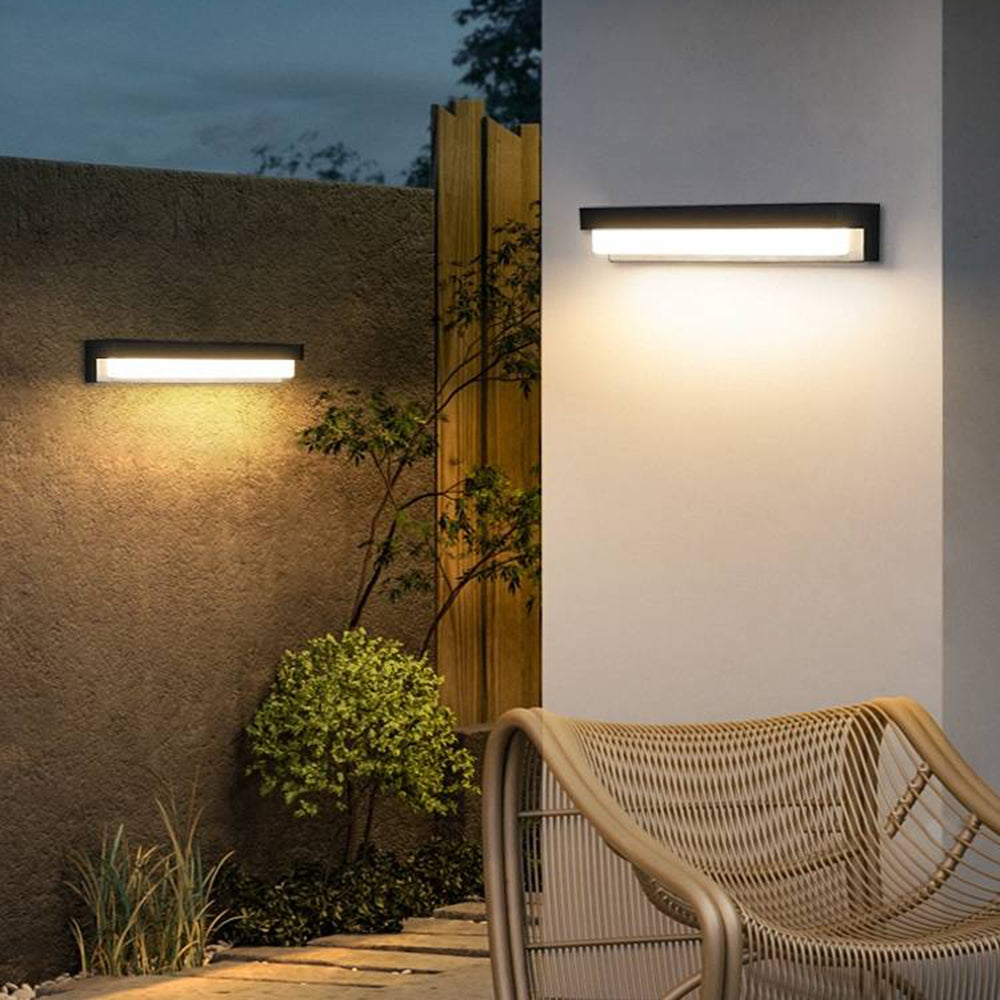 Minimalist Solar Linear Acrylic IP65 Waterproof Outdoor Light
