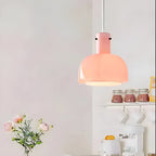 Nordic Flower Shaped Glass Pendant Light