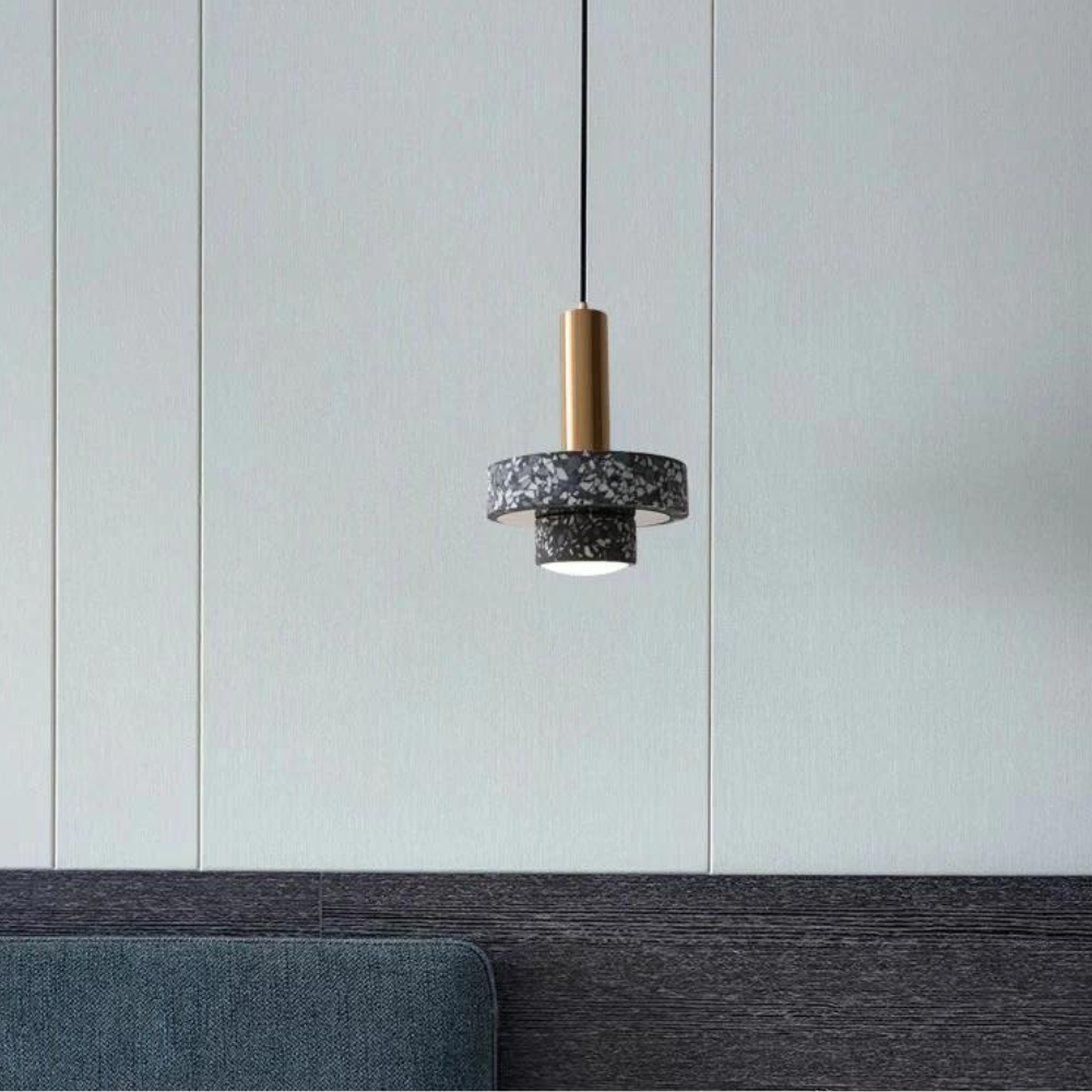 The Colored Terrazzo Ceiling Light