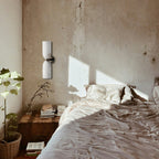 Monty Linea Alabaster Minimalist Wall Lamp