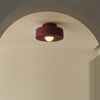 Ethereal Circle Nordic Resin LED Minimalist Ceiling Lamp