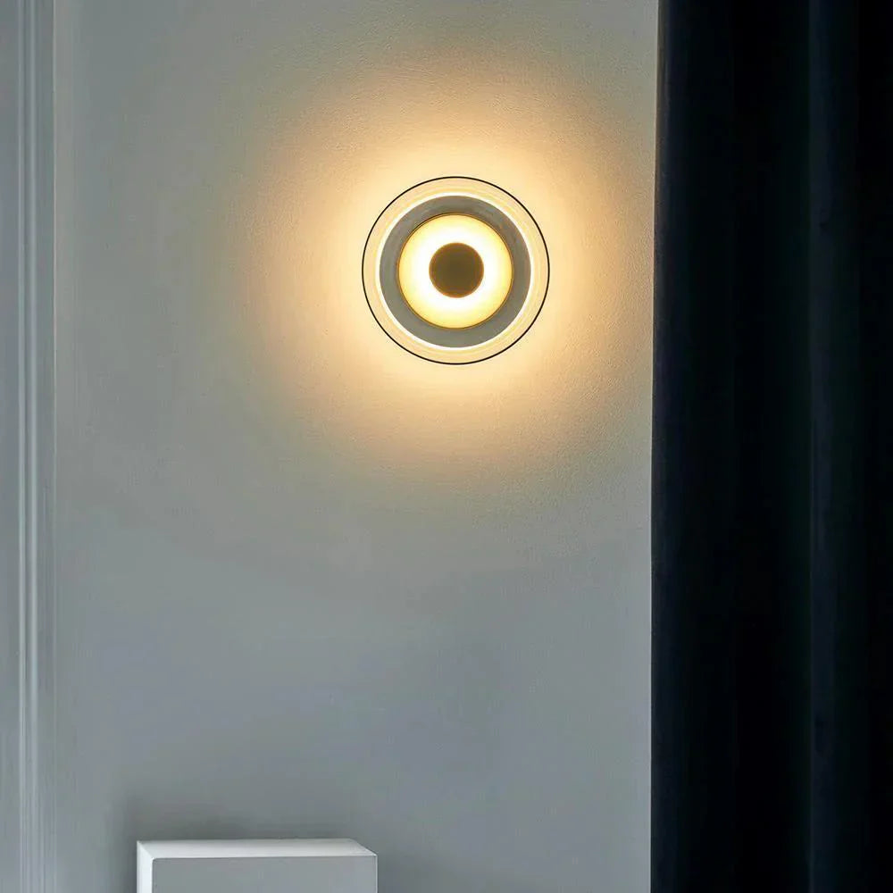 The Shimmering Glow Premium Minimalist Brass Wall Light