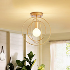 Golden Ring Ceiling Light