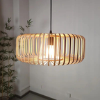 The Solar Illusion Bamboo Pendant Light
