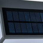 Modern Rectangular Acrylic Sensor Solar Powered IP65 Waterproof Outdoor Wall Light