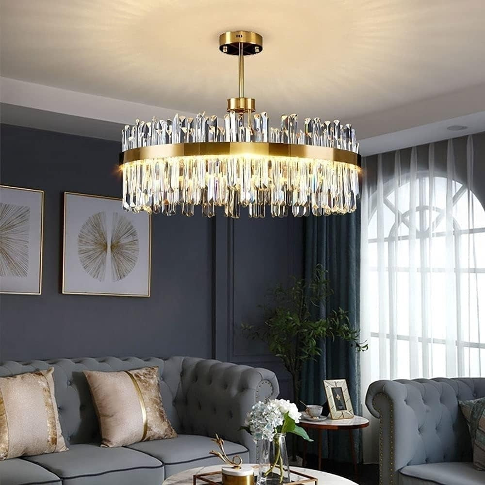 Squillo Nordic Glass Crystal Chandelier