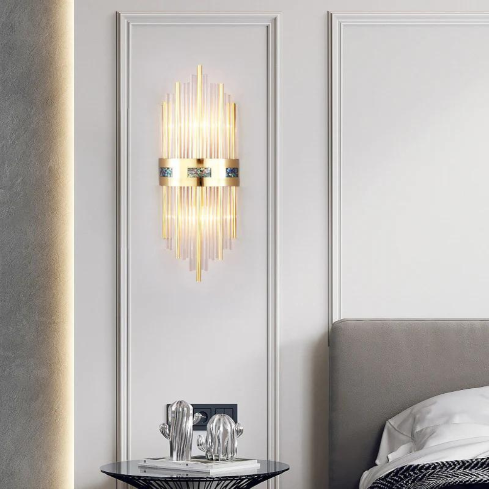 The Sparkling Crystal Wall Light