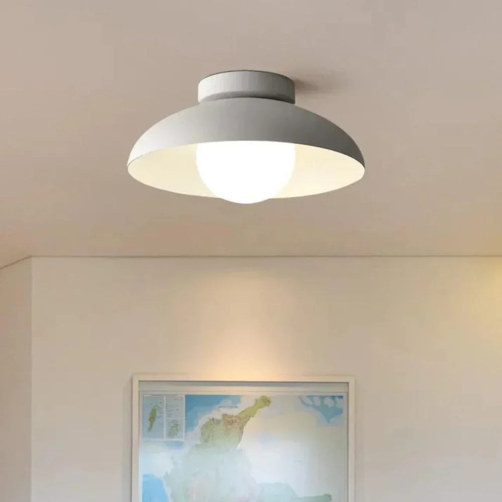 Radiant Translucent Glow Nordic Glass Ceiling Light