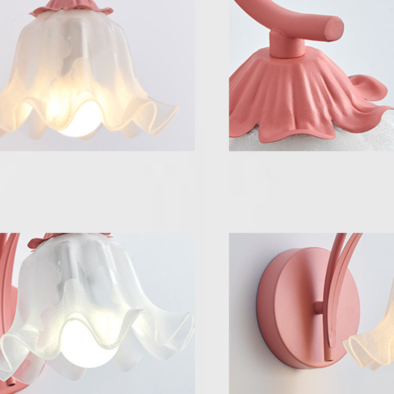 French Flower Acrylic Wall Light
