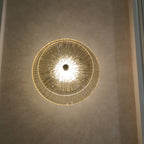 Round Crystal Wall Light