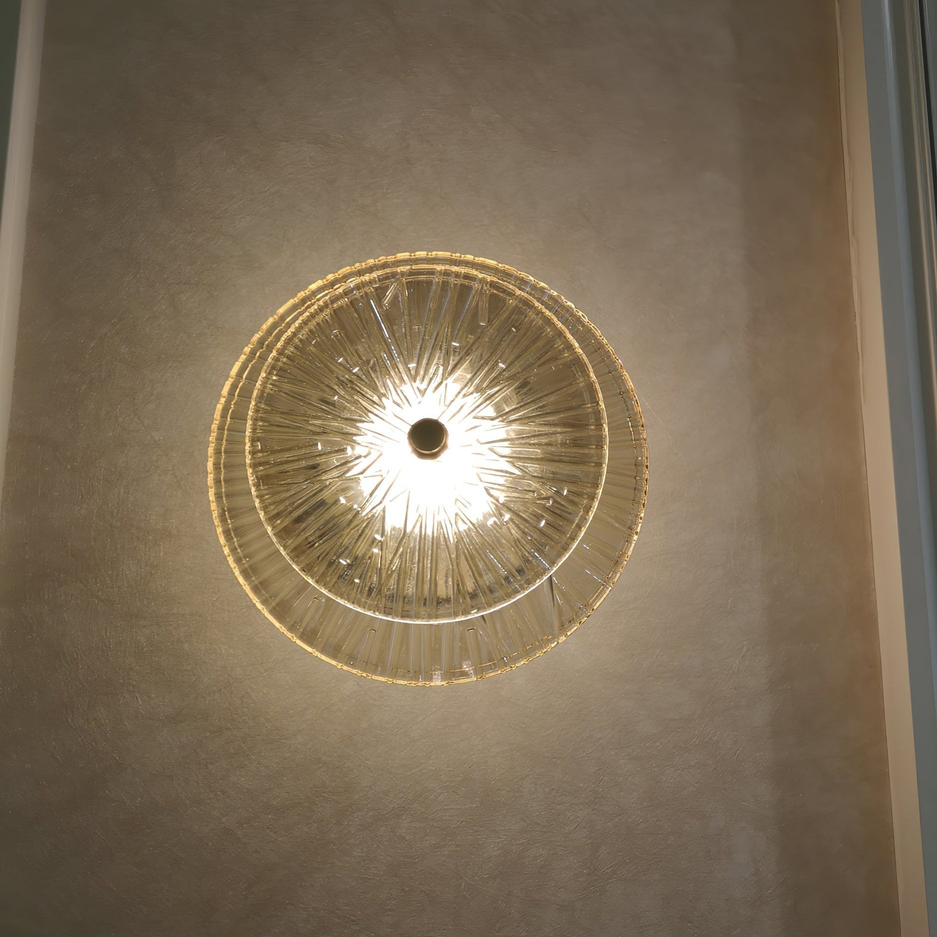 Round Crystal Wall Light