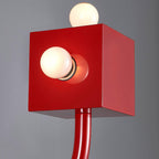 Modern Red Cube Wall Light