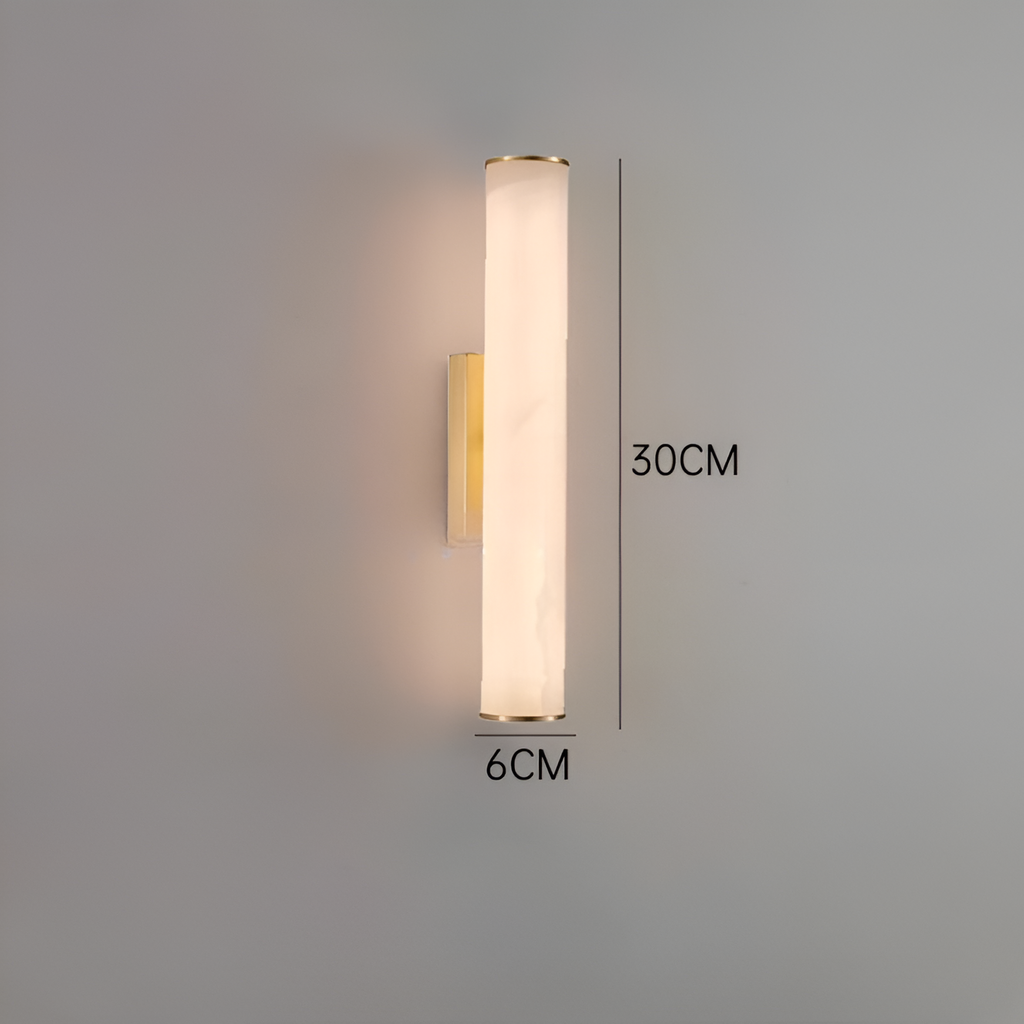 Callisto Spanish Marble Copper Modern Minimalist Wall Lamp