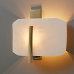 Nordic Natural Alabaster Stone Square Wall Light