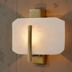 Nordic Natural Alabaster Stone Square Wall Light