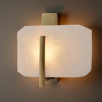 Nordic Natural Alabaster Stone Square Wall Light