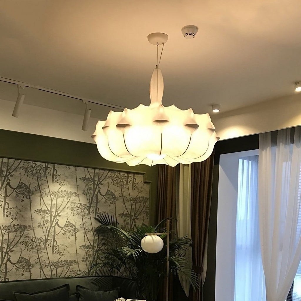 Nordic Cocoon LED Silk Pendant Light