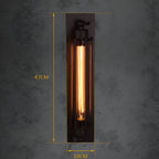 Retro Industrial Edison Long Flute Wall Light