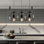 Nordic Minimalist Glass Stone LED Pendant Light