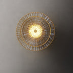 Round Crystal Wall Light